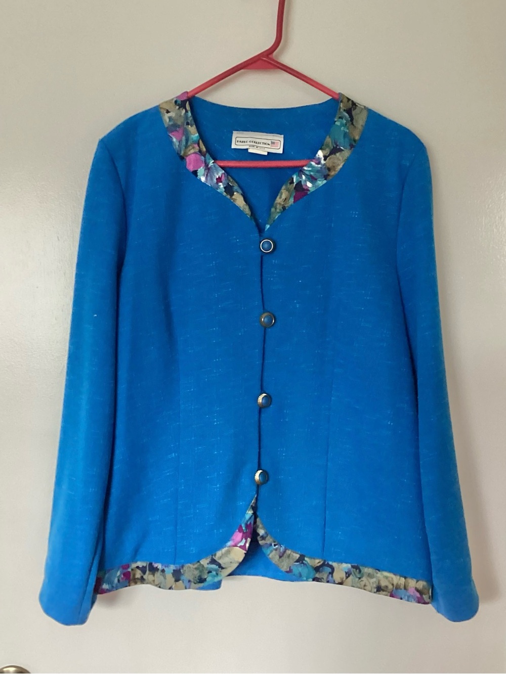 Vintage Women’s Size 14 PABLO COLLECTION Button Front Women's Jacket Polyester